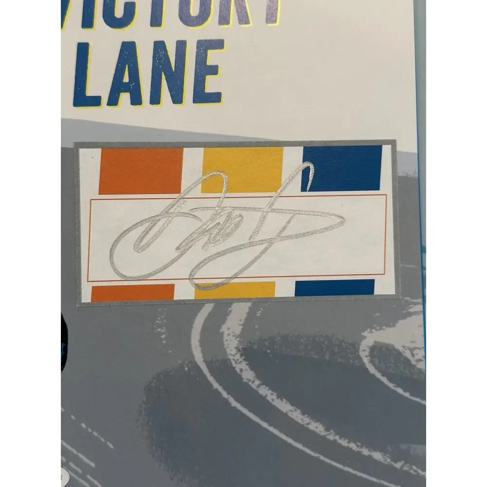 DALE EARNHARDT JR. BUSTER'S TRIP TO VICTORY LANE 1ST EDITION NASCAR SIGNED #5